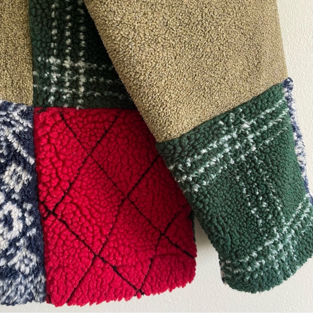 Robert Scott Women's Patchwork Fleece Jacket Size… - image 6